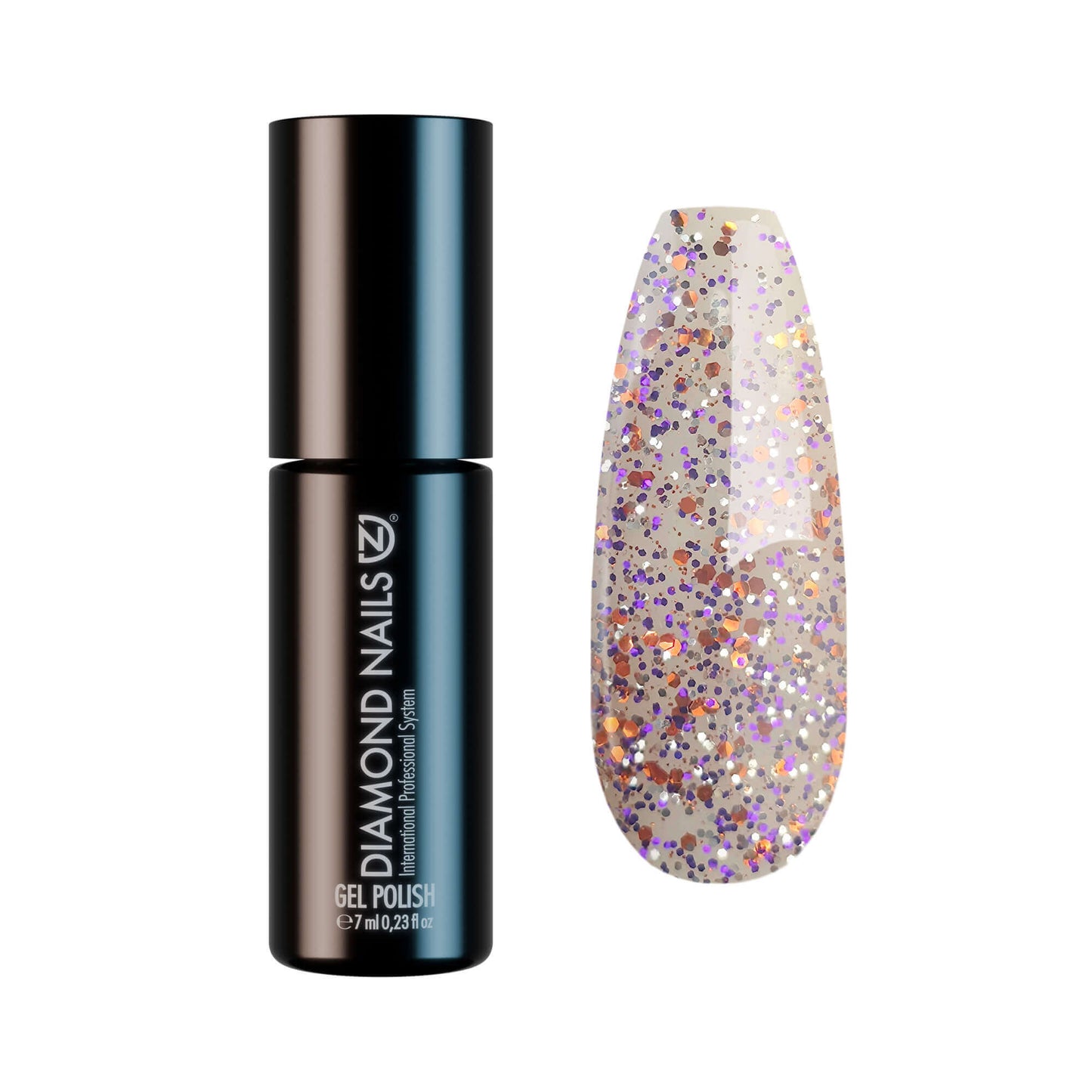Gel Nail Polish - Sparkling Purple Unicorn - DN228 - 7ml - Hema free