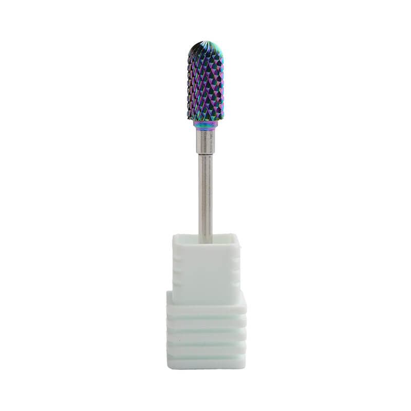 Carbide Grinding Bit - Rounded Cylinder - Medium (Multicolor)