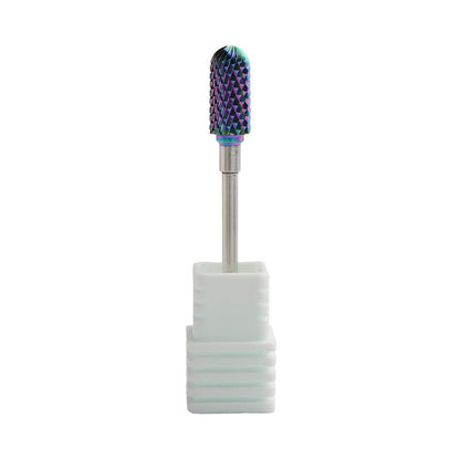 Carbide Grinding Bit - Rounded Cylinder - Medium (Multicolor)