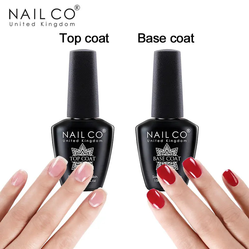 NAILCO Base & Top Coat UV Gel – Smalto Gel Professionale Soak Off