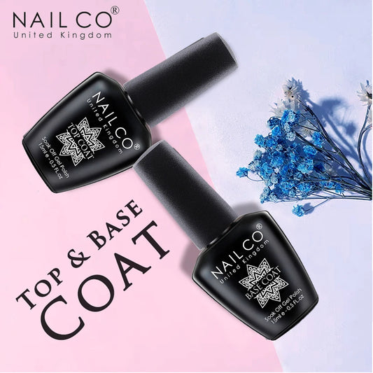 NAILCO Base & Top Coat UV Gel – Smalto Gel Professionale Soak Off