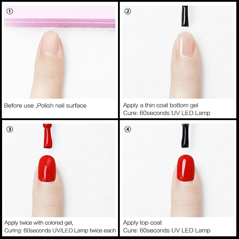 NAILCO Base & Top Coat UV Gel – Smalto Gel Professionale Soak Off