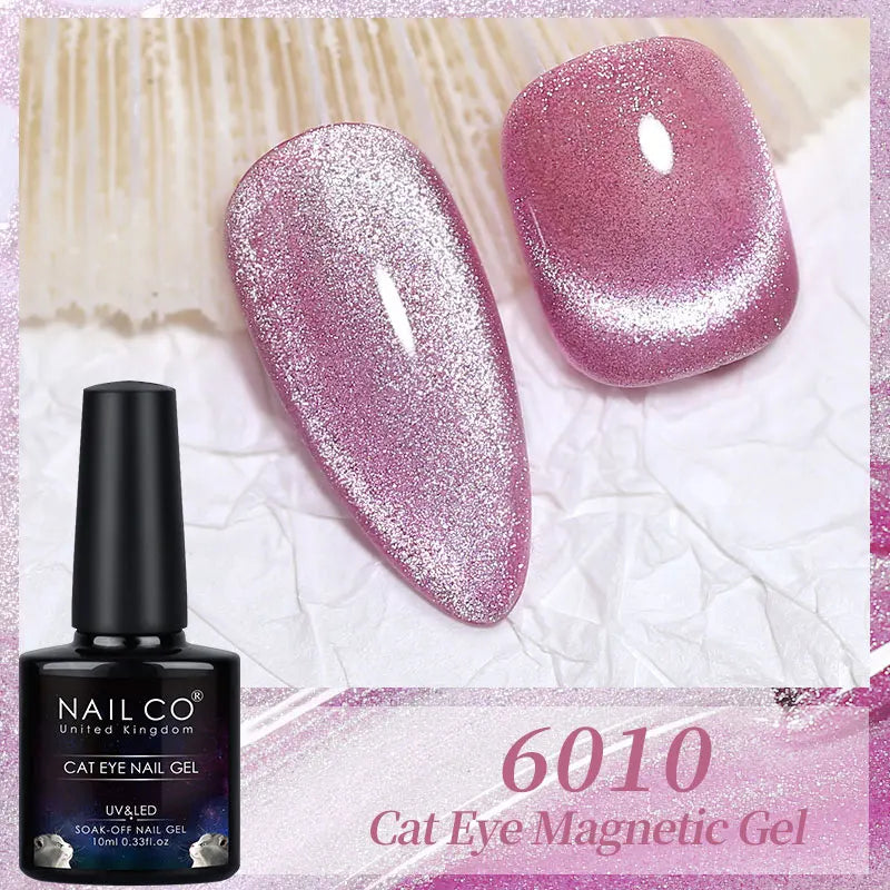 NAILCO Transparent Cat Eye Gel Polish – Crystal Magnetic Gel