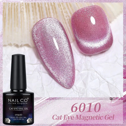 NAILCO Transparent Cat Eye Gel Polish – Crystal Magnetic Gel