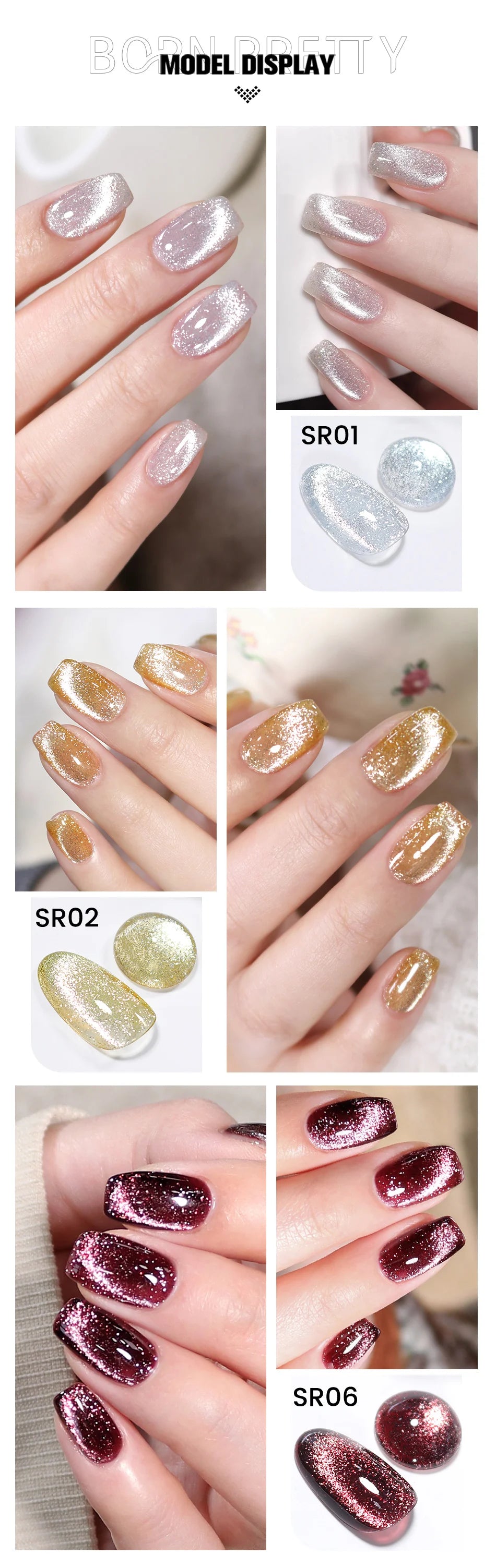 Born Pretty Cat Eye Auroras