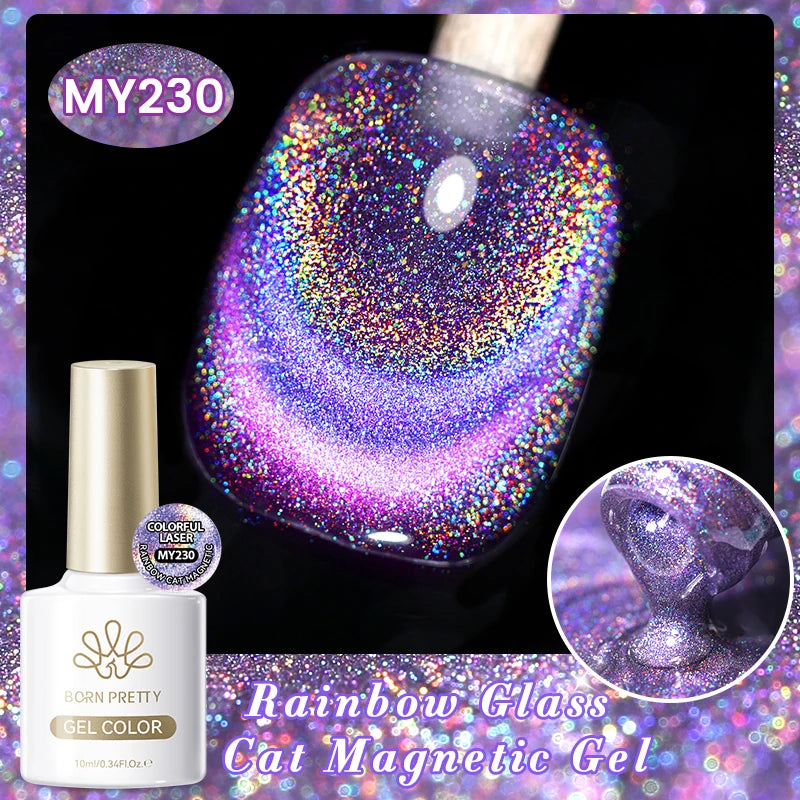 Born Pretty Cat Eye Violet Moonlight