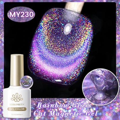 Born Pretty Cat Eye Violet Moonlight