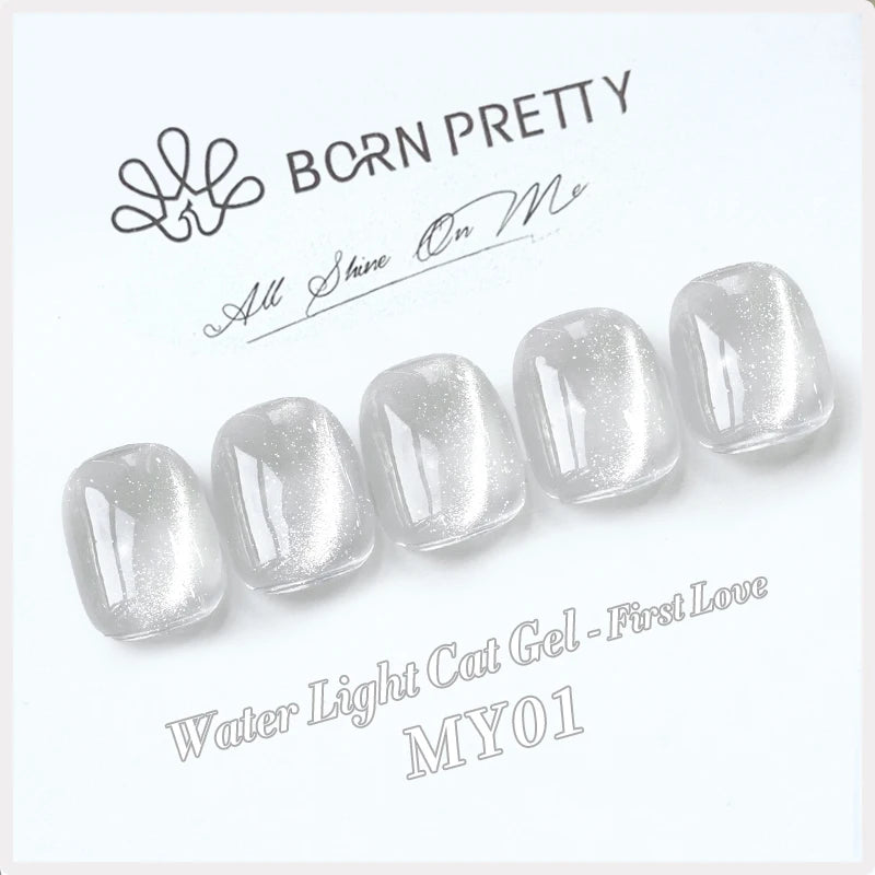 BORN PRETTY Gel Cat Eye 10ml – Effetto Luce Acqua Brillante con Glitter Scintillanti