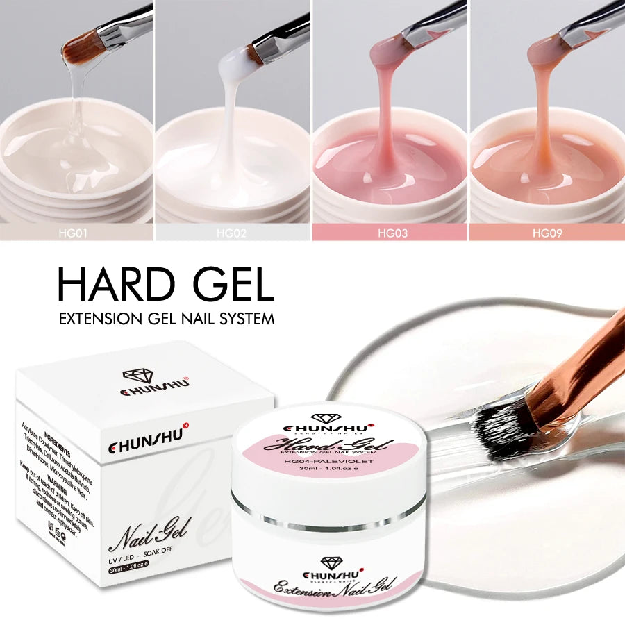 Hard Gel Milky White – 30 ml