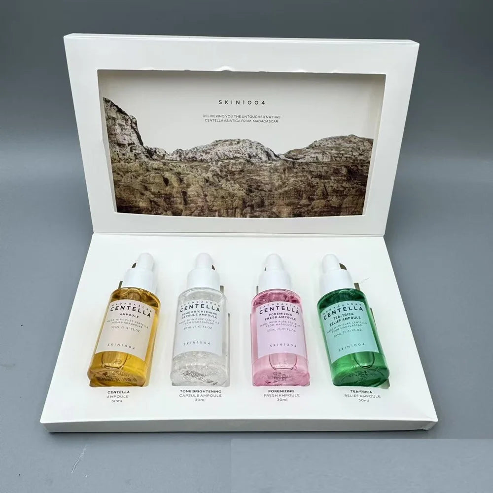 Centella Asiatica Skin Care Set — Face Serum | Idratante, Lenitivo, Illuminante | Skincare Coreana