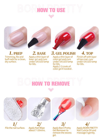 BORN PRETTY Gel Unghie 60/30ml – Hard Jelly per Extension