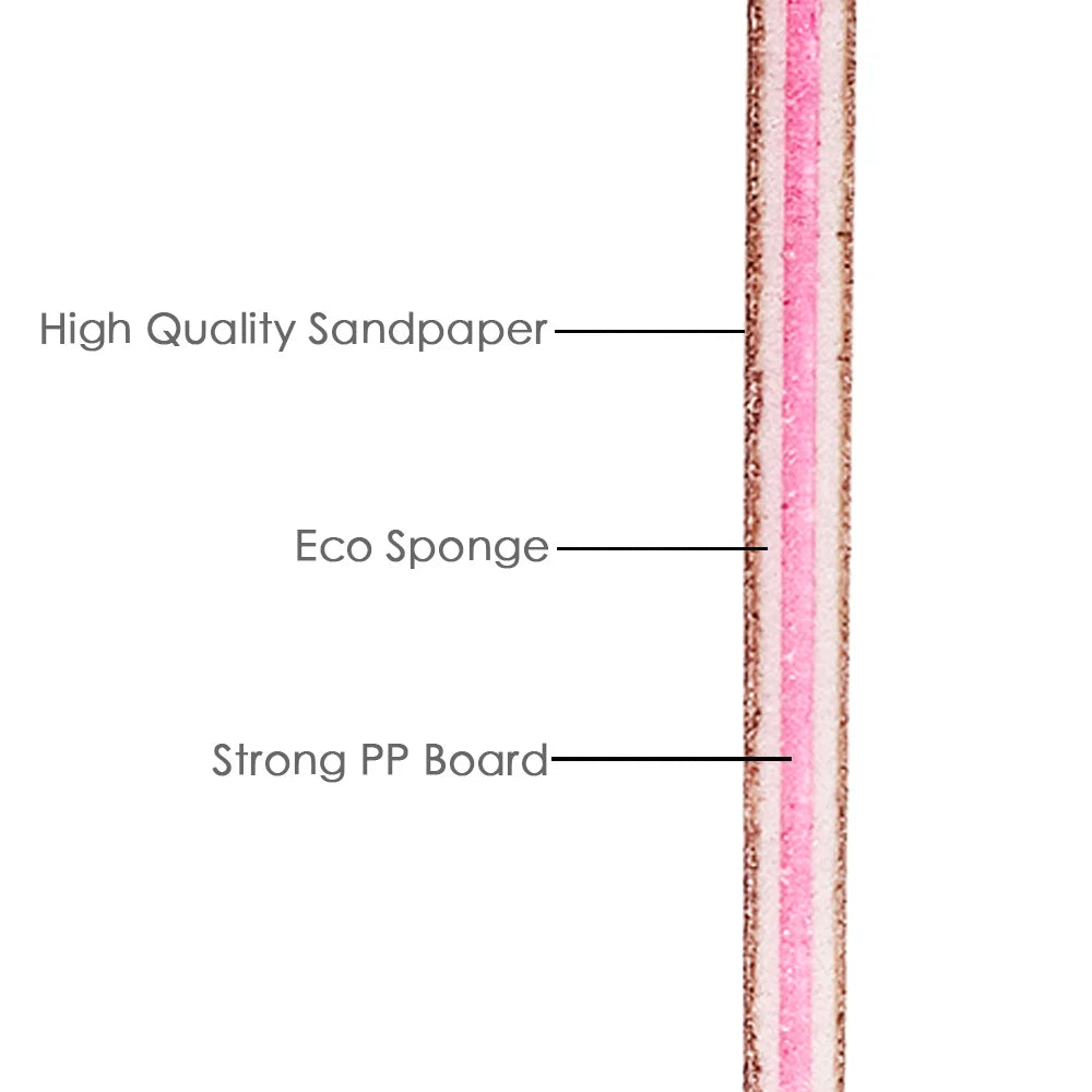 Lima per unghie mezzaluna 100/180 – Doppia faccia