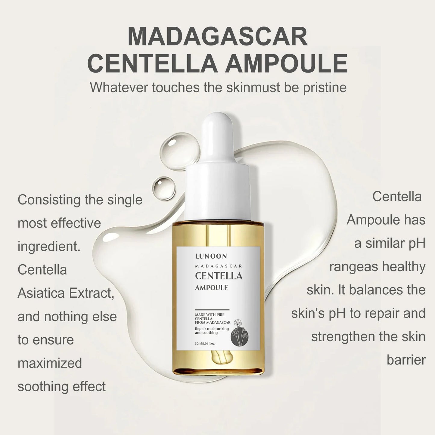 Centella Asiatica Serum — Riparatore,Idratante, Lenitivo e Anti-Aging