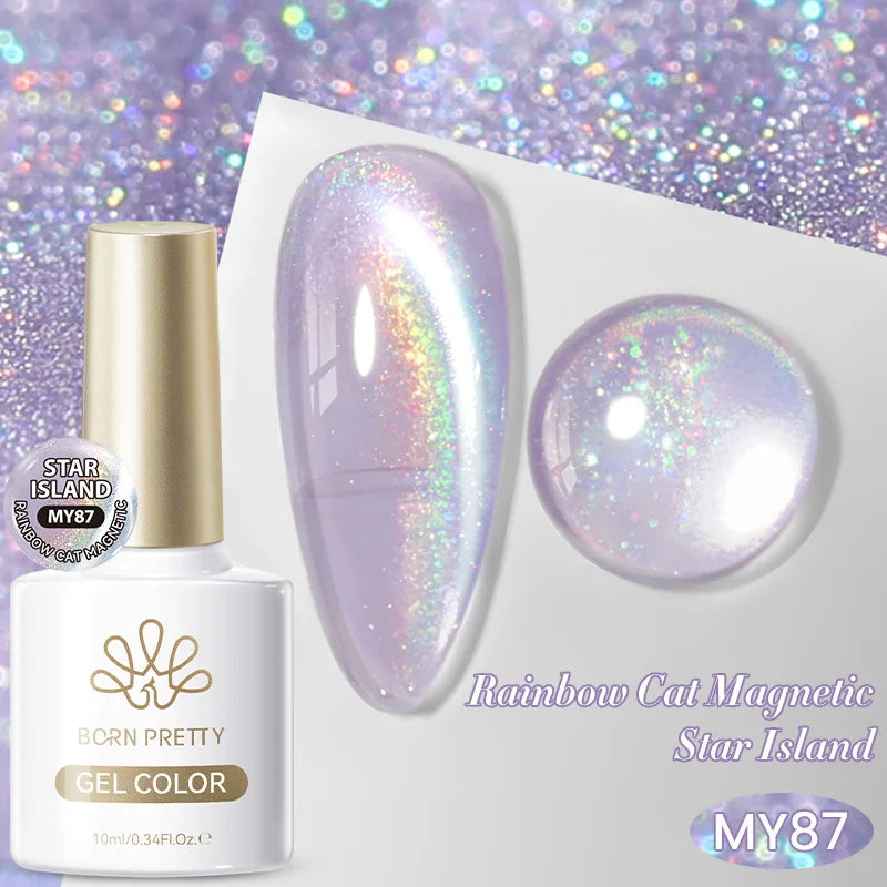 Born Pretty Cat Eye Violet Moonlight