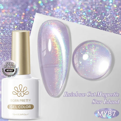 Born Pretty Cat Eye Violet Moonlight