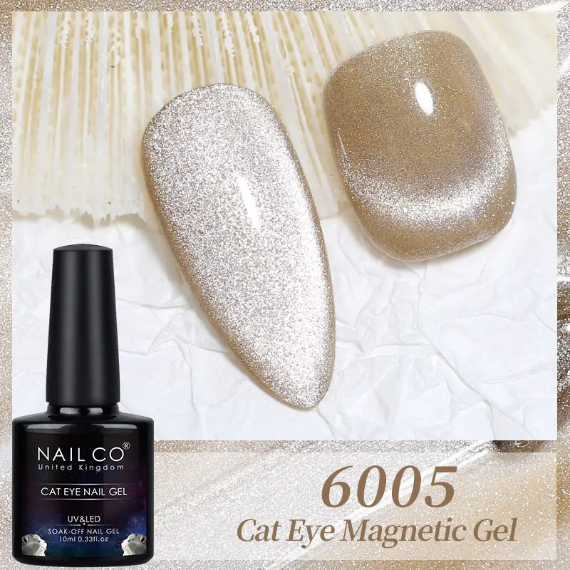 NAILCO Transparent Cat Eye Gel Polish – Crystal Magnetic Gel