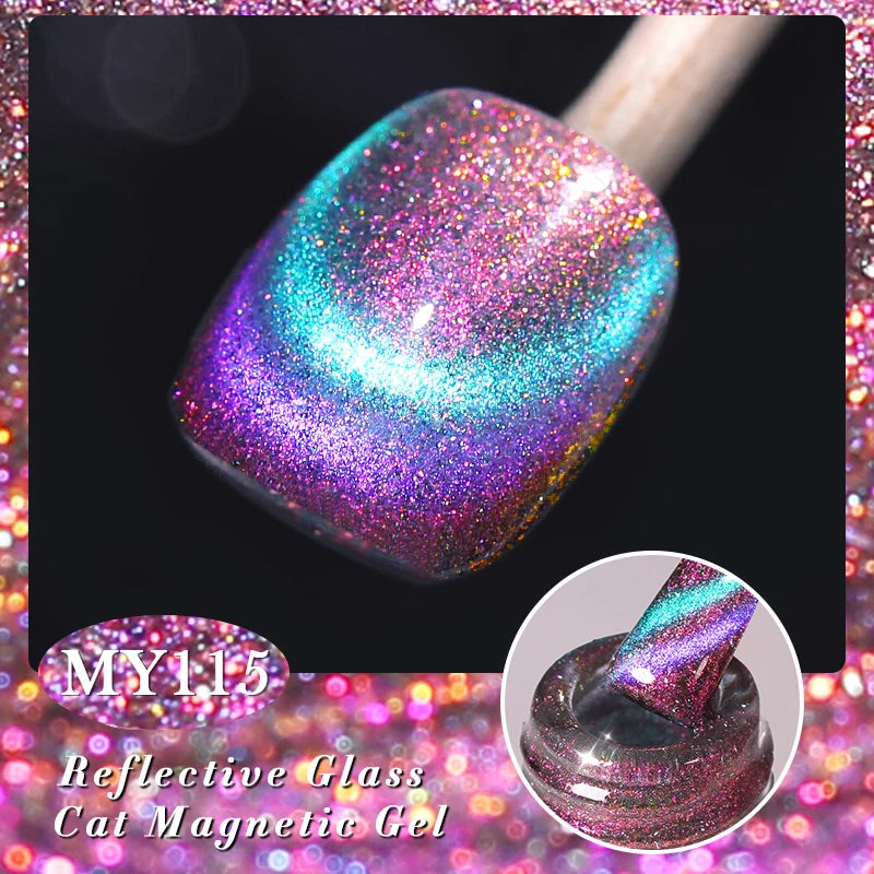 Born Pretty Cat Eye Violet Moonlight