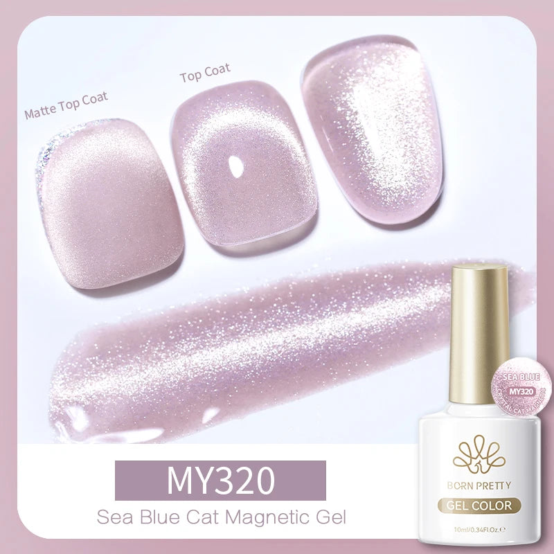 Born Pretty Cat Eye Violet Moonlight