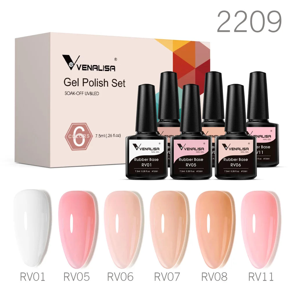 VENALISA – Soft Jelly • 6-Piece Gel Set