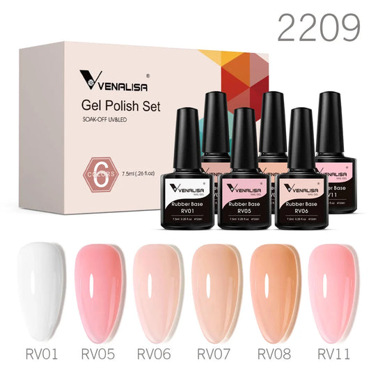VENALISA – Soft Jelly • 6-Piece Gel Set
