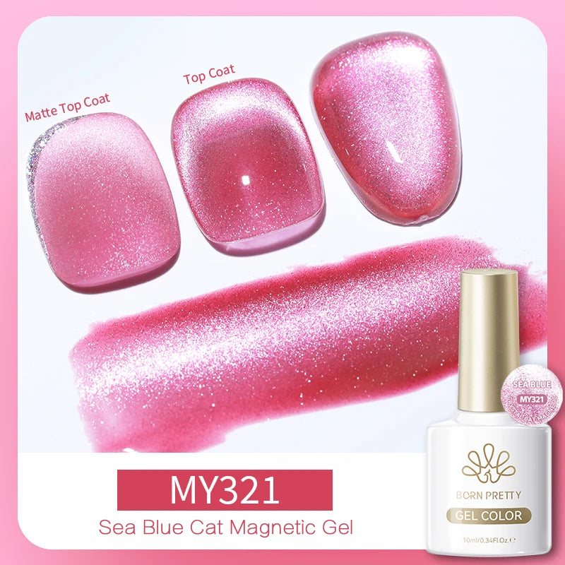 Born Pretty Cat Eye Violet Moonlight