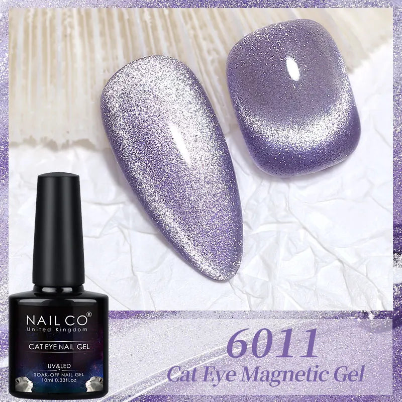 NAILCO Transparent Cat Eye Gel Polish – Crystal Magnetic Gel