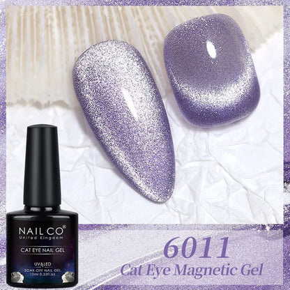NAILCO Transparent Cat Eye Gel Polish – Crystal Magnetic Gel