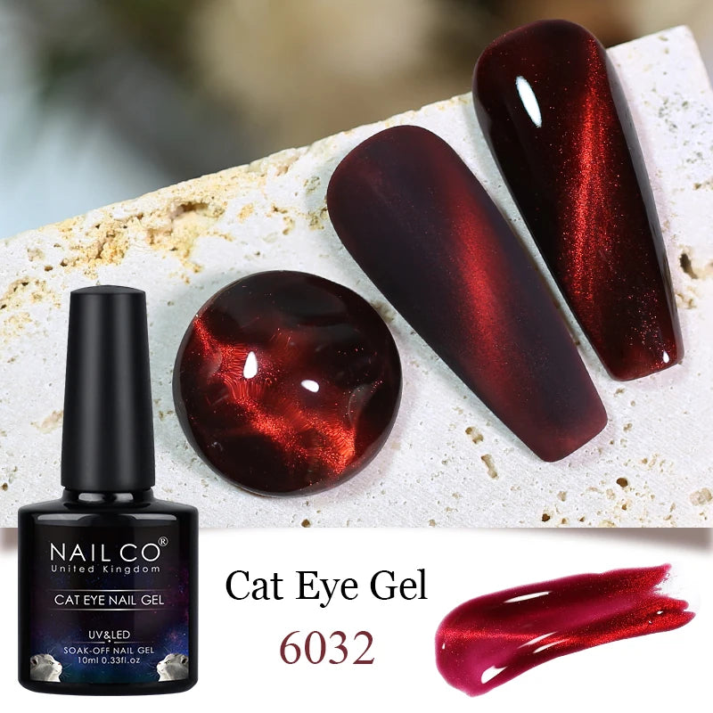 NAILCO Transparent Cat Eye Gel Polish – Crystal Magnetic Gel