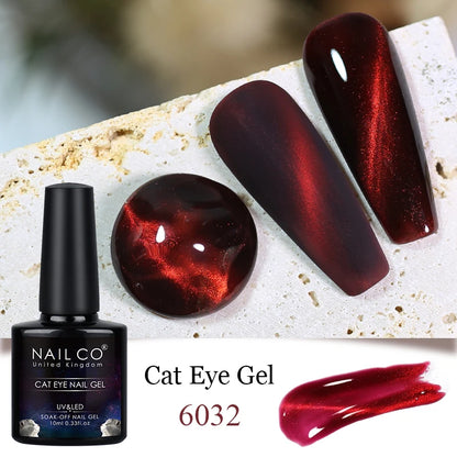 NAILCO Transparent Cat Eye Gel Polish – Crystal Magnetic Gel