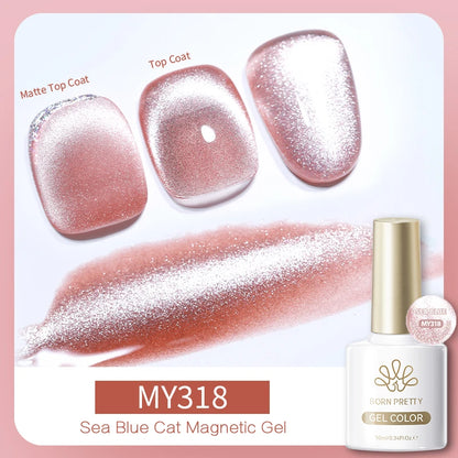 Born Pretty Cat Eye Violet Moonlight