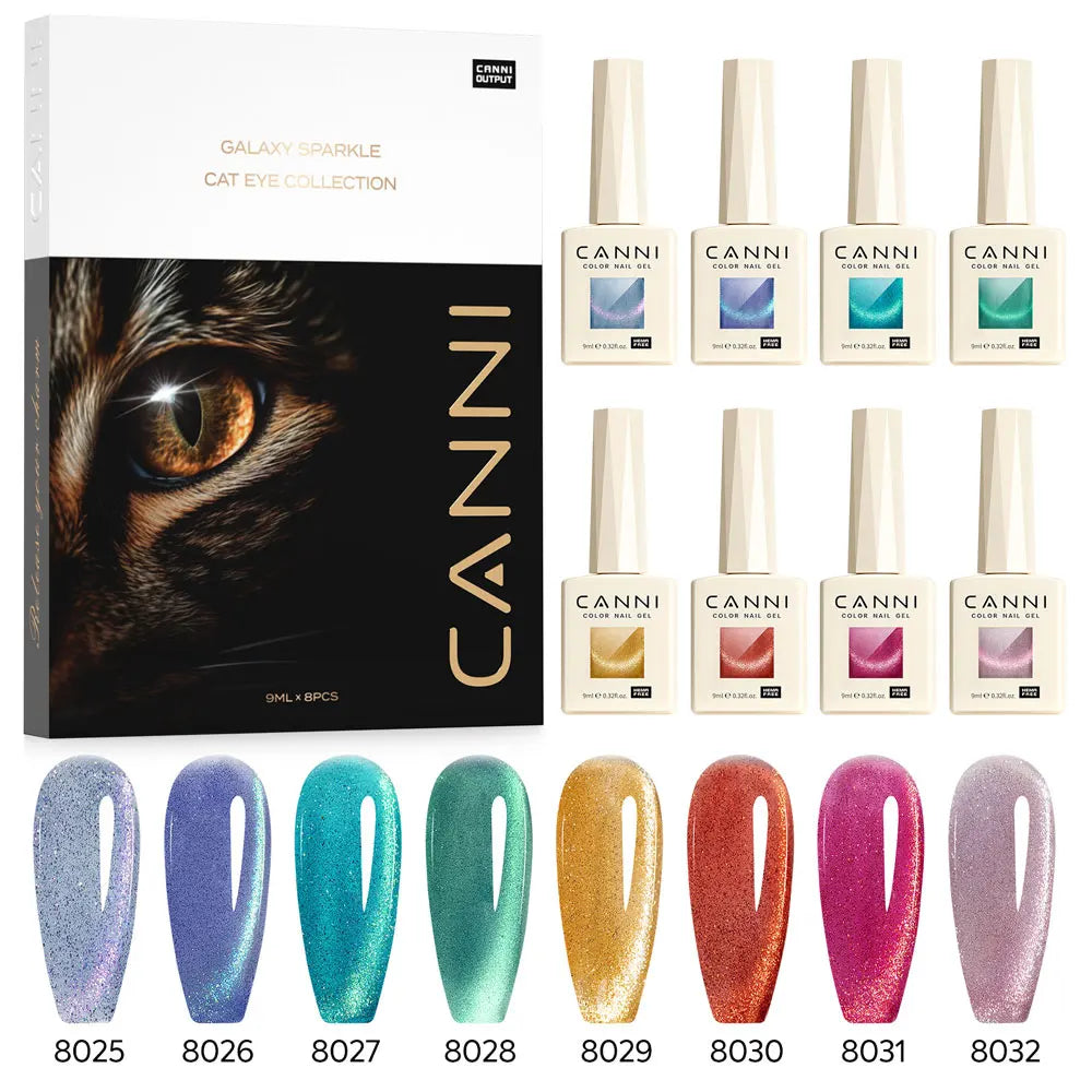 CANNI – Cat Eye Gel Diamond Hema Free Brillantezza magnetica, effetto gioiello.