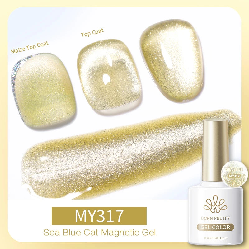 Born Pretty Cat Eye Violet Moonlight