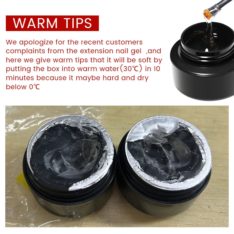 BORN PRETTY Gel Unghie 60/30ml – Hard Jelly per Extension