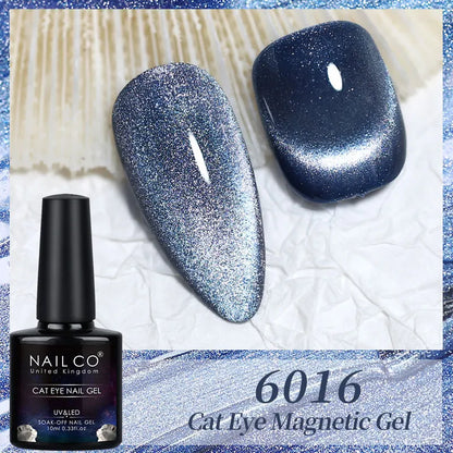 NAILCO Transparent Cat Eye Gel Polish – Crystal Magnetic Gel