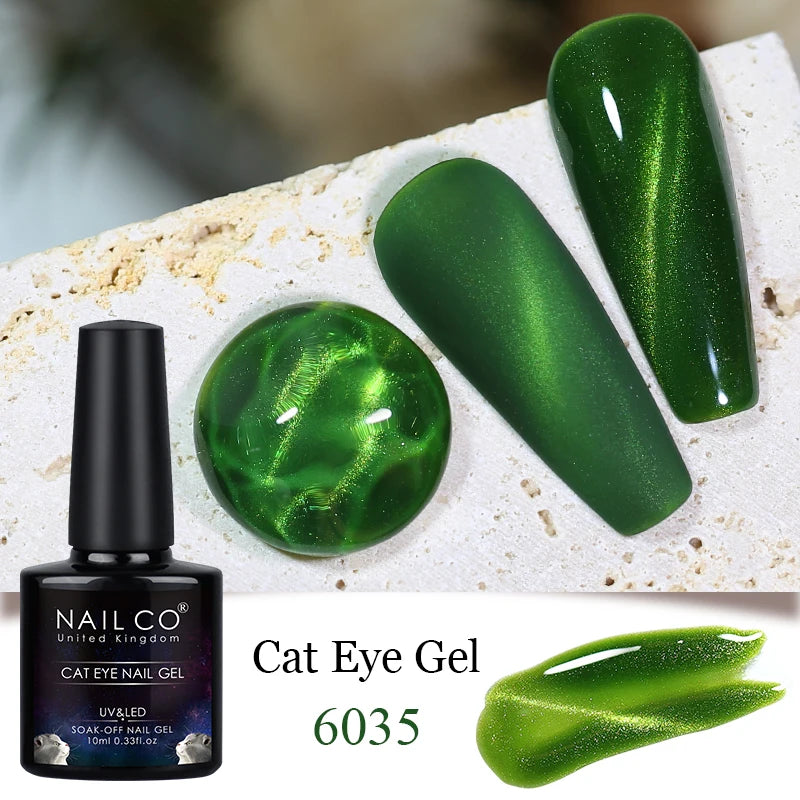 NAILCO Transparent Cat Eye Gel Polish – Crystal Magnetic Gel