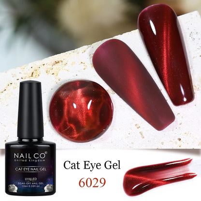 NAILCO Transparent Cat Eye Gel Polish – Crystal Magnetic Gel