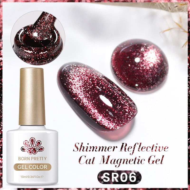 Born Pretty Cat Eye Violet Moonlight