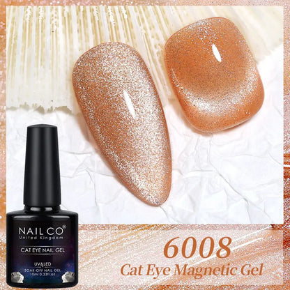 NAILCO Transparent Cat Eye Gel Polish – Crystal Magnetic Gel