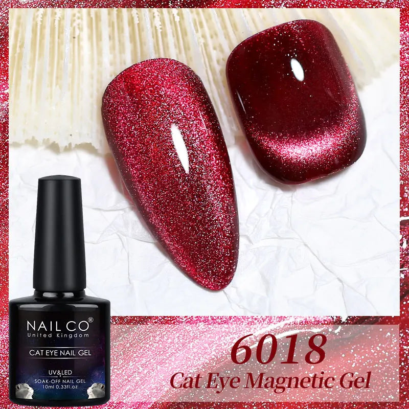 NAILCO Transparent Cat Eye Gel Polish – Crystal Magnetic Gel