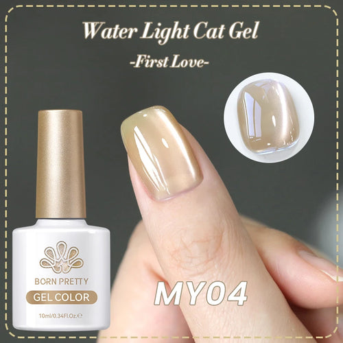 BORN PRETTY Gel Cat Eye 10ml – Effetto Luce Acqua Brillante con Glitter Scintillanti