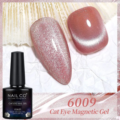 NAILCO Transparent Cat Eye Gel Polish – Crystal Magnetic Gel