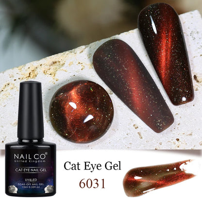 NAILCO Transparent Cat Eye Gel Polish – Crystal Magnetic Gel