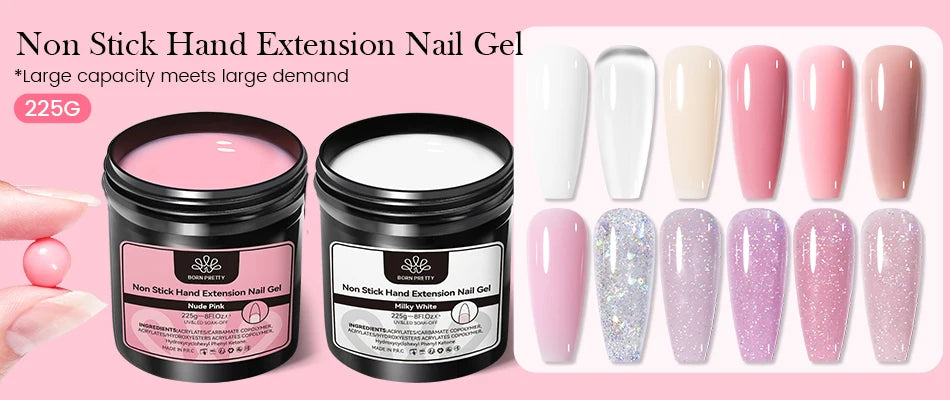 BORN PRETTY Gel Unghie 60/30ml – Hard Jelly per Extension