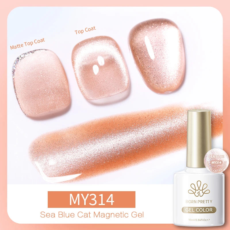 Born Pretty Cat Eye Violet Moonlight