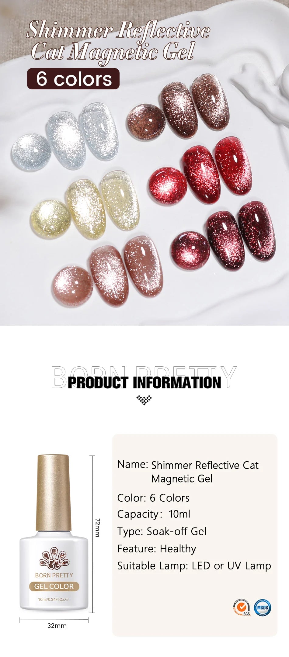 Born Pretty Cat Eye Auroras