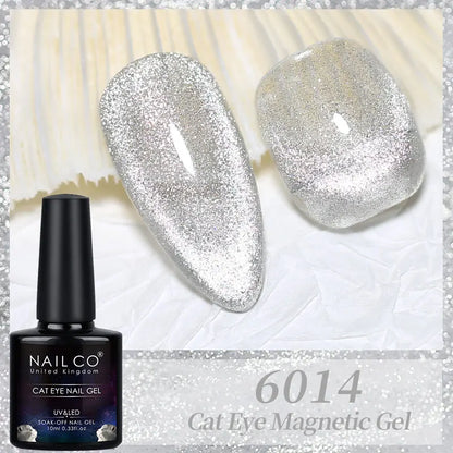 NAILCO Transparent Cat Eye Gel Polish – Crystal Magnetic Gel