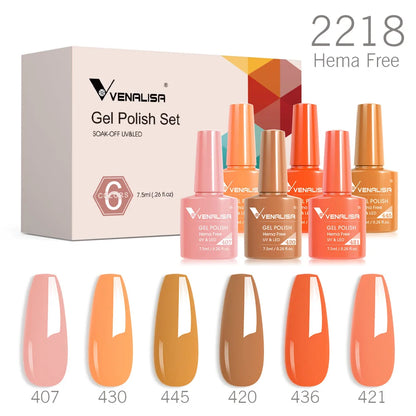 VENALISA – Fall Harmony • 6-Piece Gel Set