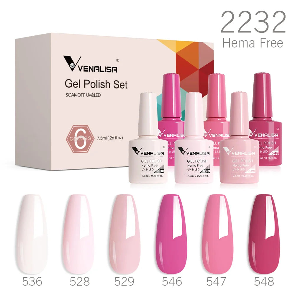 VENALISA – Sweet Glam • 6-Piece Gel Set