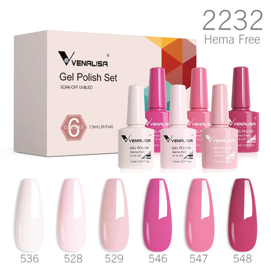 VENALISA – Sweet Glam • 6-Piece Gel Set