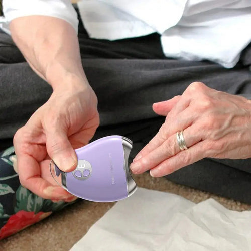 Electric Nail Cutter – Mango Shape, 3 Velocità, Ricaricabile 🍋💅